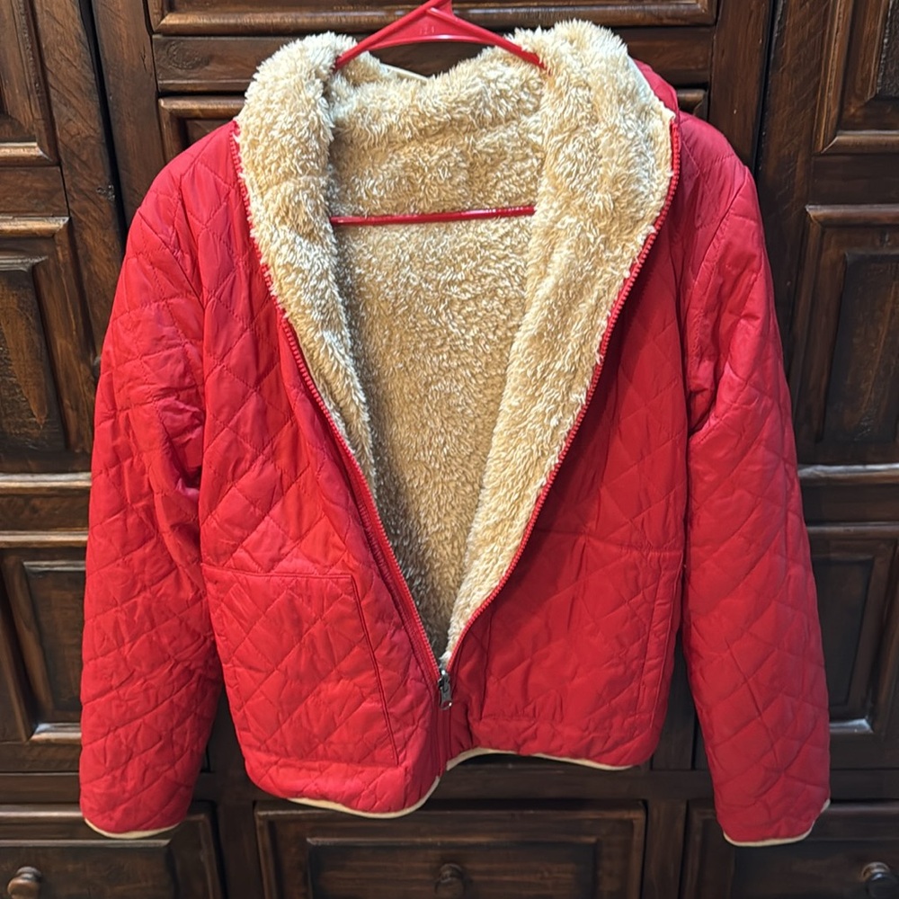 Zyia reversible zip up jacket. - Picture 2 of 8